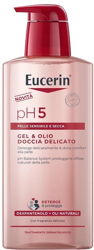 EUCERIN GEL & OLIO DOCCIA DELICATO 400 ML - farmacia187.it