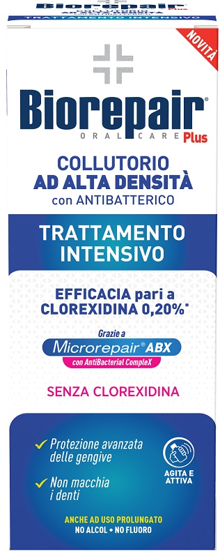 BIOREPAIR PLUS COLLUTORIO ALTA DENSITA' ANTIBATTERICO ABX 250 ML - farmacia187.it