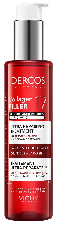 DERCOS COLLAGEN 17 FILLER TRATTAMENTO PRE SHAMPOO 150 ML - farmacia187.it
