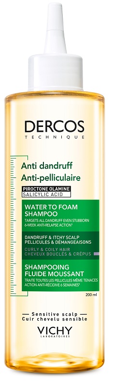 DERCOS TECHNIQUE SHAMPOO ANTI DANDRUFF ACQUA MOUSSE 200 ML - farmacia187.it