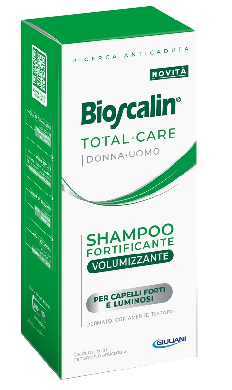 BIOSCALIN TOTAL CARE SHAMPOO FORTIFICANTE VOLUMIZZANTE 200 ML - farmacia187.it