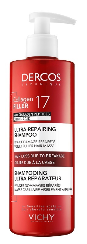 DERCOS COLLAGEN 17 FILLER SHAMPOO 400 ML - farmacia187.it