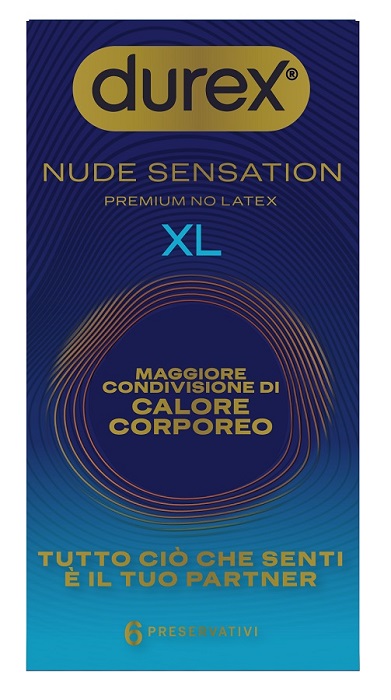 PRESERVATIVO DUREX NUDE SENSATION XL 6 PEZZI - farmacia187.it