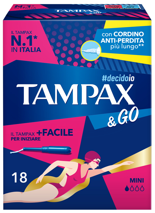 TAMPAX &GO MINI 18 PEZZI - farmacia187.it