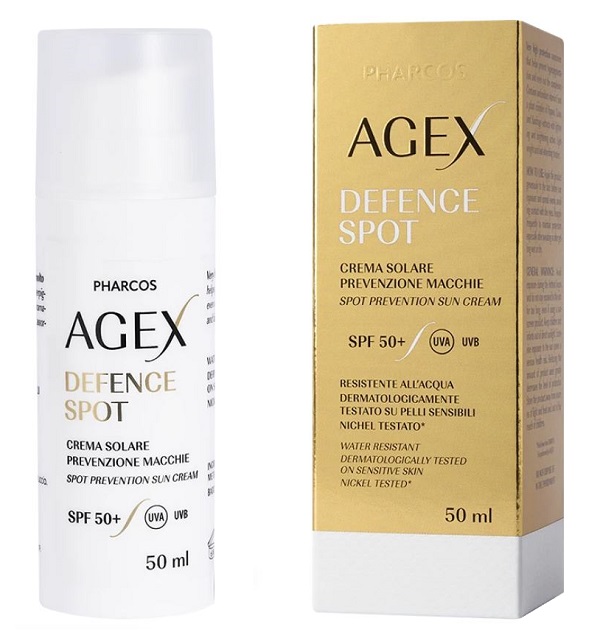 AGEX DEFENCE SPOT PHARCOS CREMA SOLARE PREVENZIONE MACCHIE 50 ML - farmacia187.it