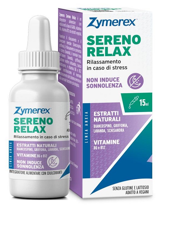 ZYMEREX SERENO RELAX GOCCE 15 ML SENZA GLUTINE SENZA LATTOSIO - farmacia187.it
