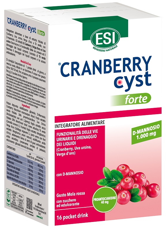 ESI CRANBERRY CYST FORTE 16 POCKET DRINK - farmacia187.it
