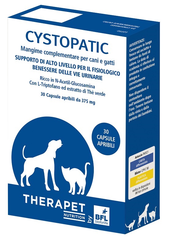 CYSTOPATIC THERAPET 30 CAPSULE - farmacia187.it