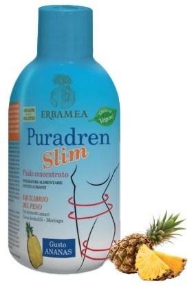PURADREN SLIM ANANAS 500 ML - farmacia187.it