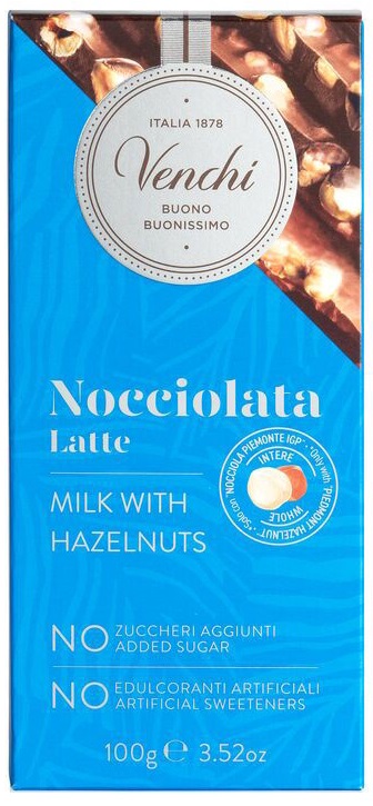 NOCCIOLATA LATTE SENZA ZUCCHERI AGGIUNTI 100 G - farmacia187.it