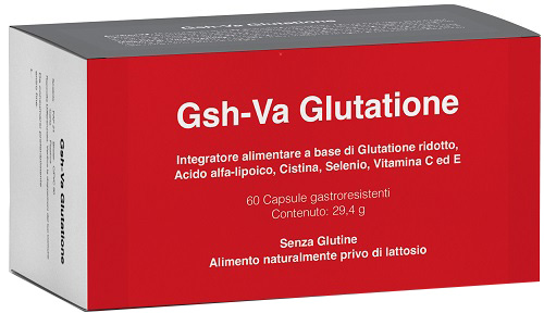 GSH-VA GLUTATIONE 60 CAPSULE ACIDO-RESISTENTI SENZA GLUTINE NATURALMENTE PRIVO DI LATTOSIO - farmacia187.it