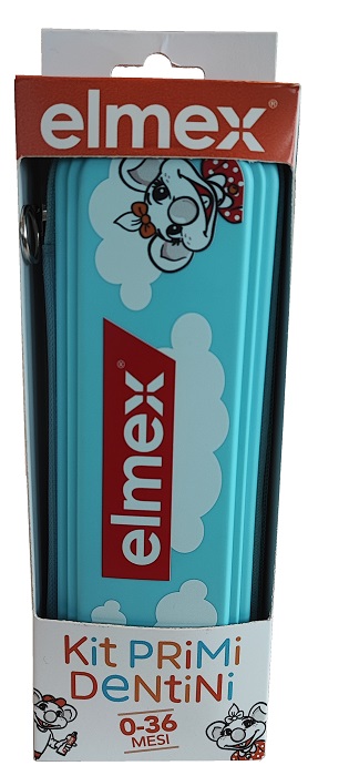 ELMEX KIT PRIMI DENTINI 0-36 MESI 1 ELMEX BIMBI DENTIFRICIO 50 ML + 1 ELMEX SPAZZOLINO BIMBI EDUCATIVO NEW 0-3 ANNI - farmacia187.it