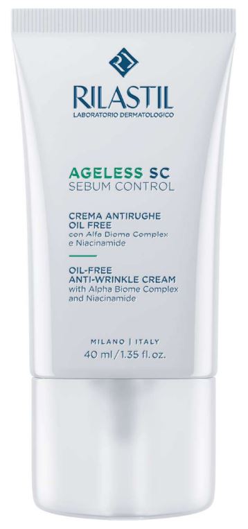 RILASTIL AGELESS SC SEBUM CONTROL CREMA ANTIRUGHE OIL FREE 40 ML - farmacia187.it
