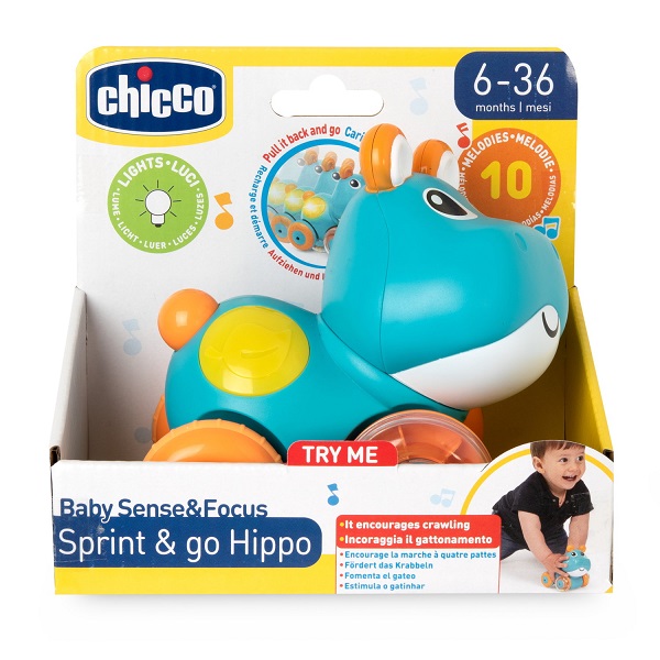 CHICCO GIOCO BABY SENSE&FOCUS HIPPO SPRINT&GO - farmacia187.it