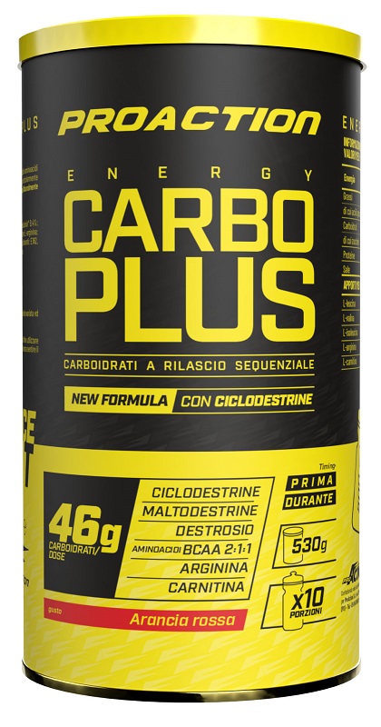 PROACTION CARBO PLUS ARANCIA ROSSA 530 G - farmacia187.it