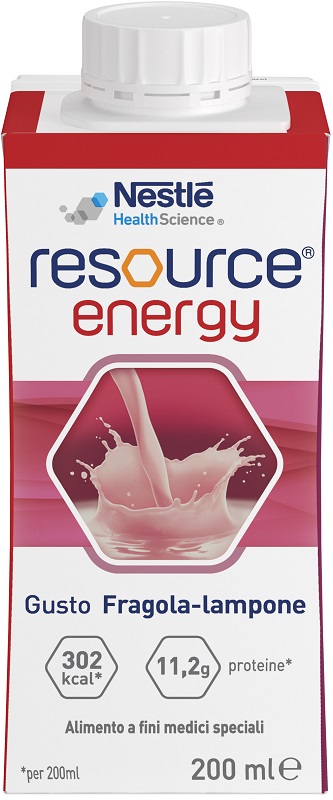 RESOURCE ENERGY FRAGOLA-LAMPONE 200 ML - farmacia187.it