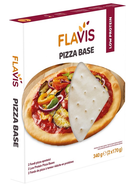 FLAVIS PIZZA BASE 2 FONDI PIZZA APROTEICI DA 170 G - farmacia187.it