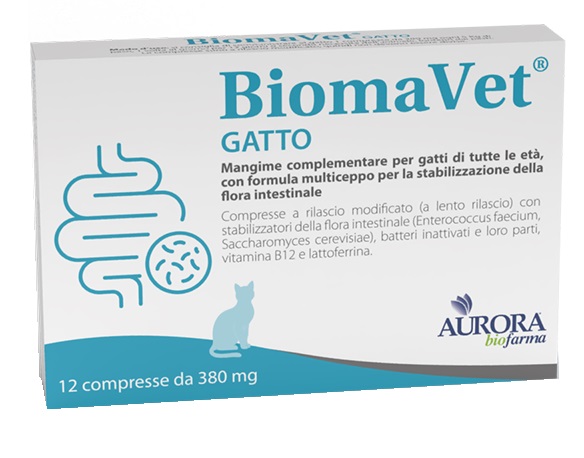 BIOMAVET GATTO 380MG 12 COMPRESSE - farmacia187.it