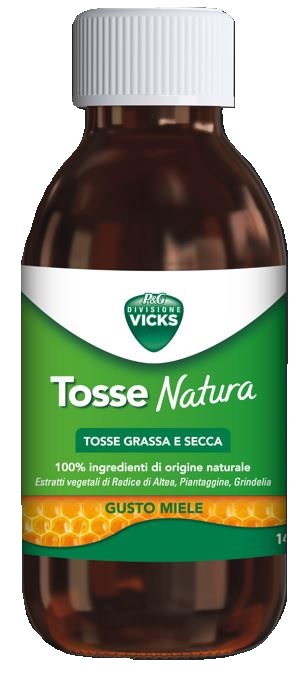 VICKS TOSSE NATURA TOSSE GRASSA E SECCA GUSTO MIELE 140 ML - farmacia187.it