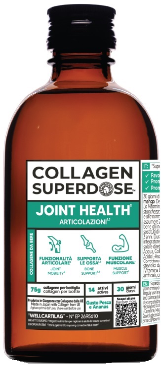 COLLAGEN SUPERDOSE JOINT HEALTH 300 ML COLLAGENE 75 G - farmacia187.it