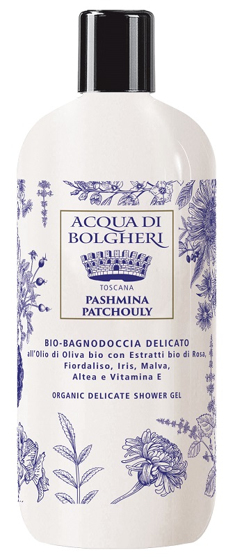 ACQUA DI BOLGHERI TOSCANA PASHMINA PATCHOULY BIO BAGNODOCCIA 500 ML - farmacia187.it