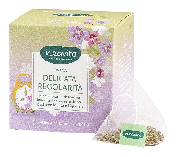 Neavita FiltroScrigno Delicata Regolarità - Tisana Biologica Regolarità Dolce 15 Filtri - farmacia187.it