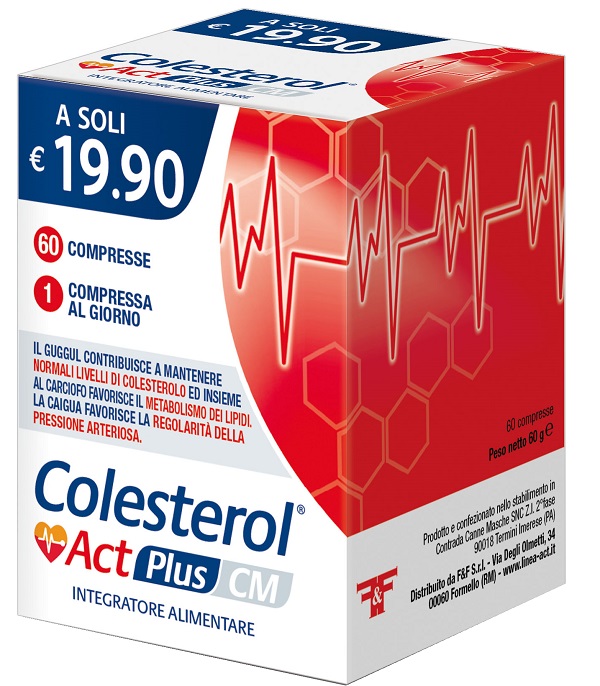 COLESTEROL ACT PLUS CM 60 COMPRESSE - farmacia187.it