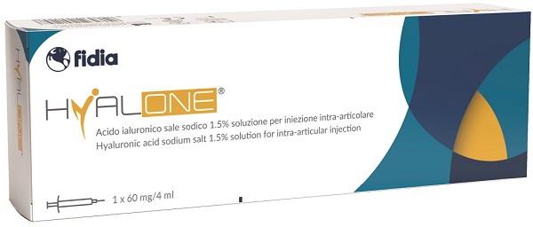 SIRINGA INTRA-ARTICOLARE HYALONE ACIDO IALURONICO 1,5% 60 MG 4 ML 1 PEZZO - farmacia187.it