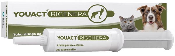 YOUACT RIGENERA CREMA CANE E GATTO TUBO SIRINGA DA 10 G - farmacia187.it