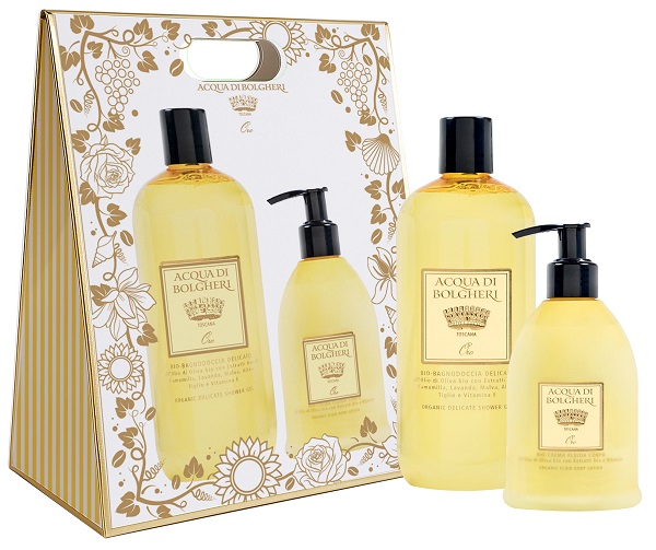 Acqua di Bolgheri - Oro Cofanetto Bag - Bagnodoccia + Crema Corpo Bio - farmacia187.it