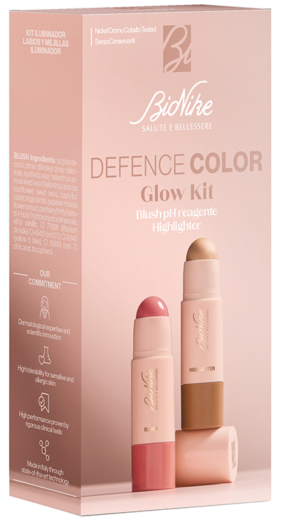 DEFENCE COLOR GLOW KIT ILLUMINANTE 7 ML + LIP&CHEEK BLUSH 5 ML - farmacia187.it