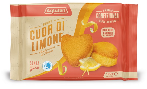 AGLUTEN NUOVI CUOR DI LIMONE 4 PEZZI DA 37,5 G - farmacia187.it