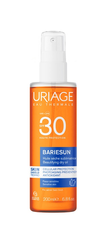 URIAGE EAU THERMALE BARIESUN SPF30 HUILE SECHE SUBLIMATRICE 200 ML - farmacia187.it
