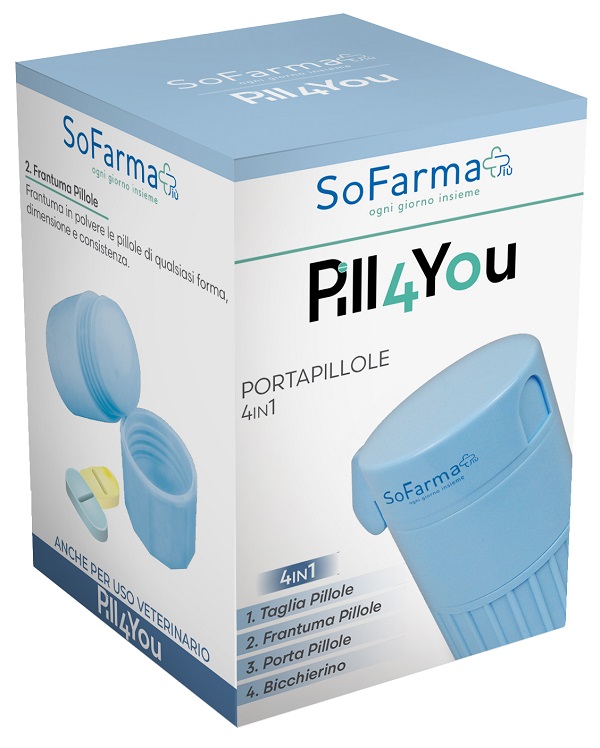 PILL4YOU PORTAPILLOLE 4 IN 1 SOFARMAPIU' - farmacia187.it