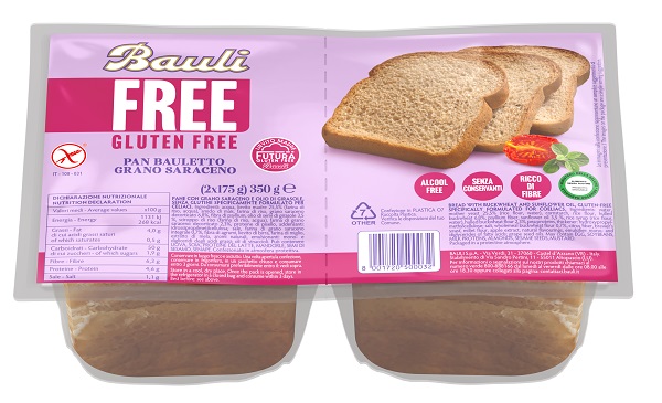 BAULI FREE PAN BAULETTO GRANO SARACENO 350 G - farmacia187.it