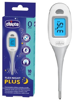 CHICCO TERMOMETRO FLEX NIGHT PLUS - farmacia187.it