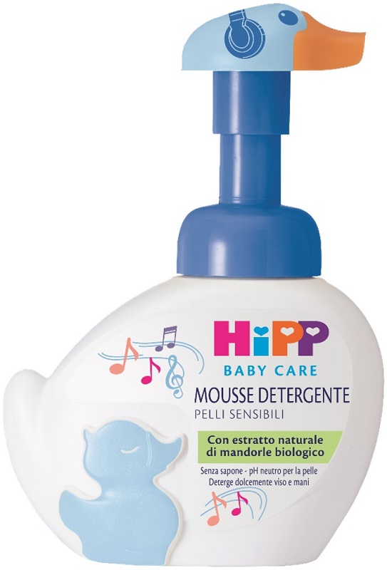 HIPP BABY CARE MOUSSE DETERGENTE PAPERELLA AZZURRO LIMITED EDITION 250 ML - farmacia187.it