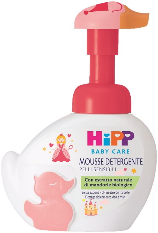 HIPP BABY CARE MOUSSE DETERGENTE PAPERELLA ROSA LIMITED EDITION 250 ML - farmacia187.it