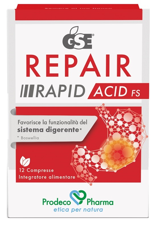 GSE REPAIR RAPID ACID FS 12 COMPRESSE - farmacia187.it