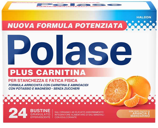POLASE PLUS CARNITINA 24 BUSTINE GRANULATO EFFERVESCENTE DA 6,8 G - farmacia187.it