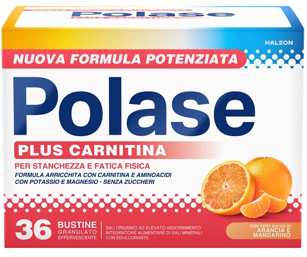 POLASE PLUS CARNITINA 36 BUSTINE GRANULATO EFFERVESCENTE DA 6,8 G - farmacia187.it