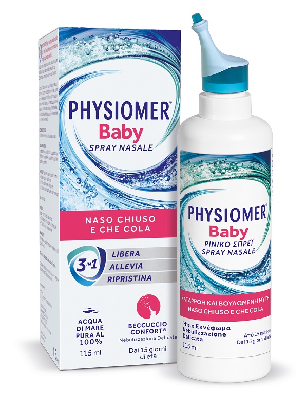 SPRAY NASALE PHYSIOMER BABY 115 ML - farmacia187.it