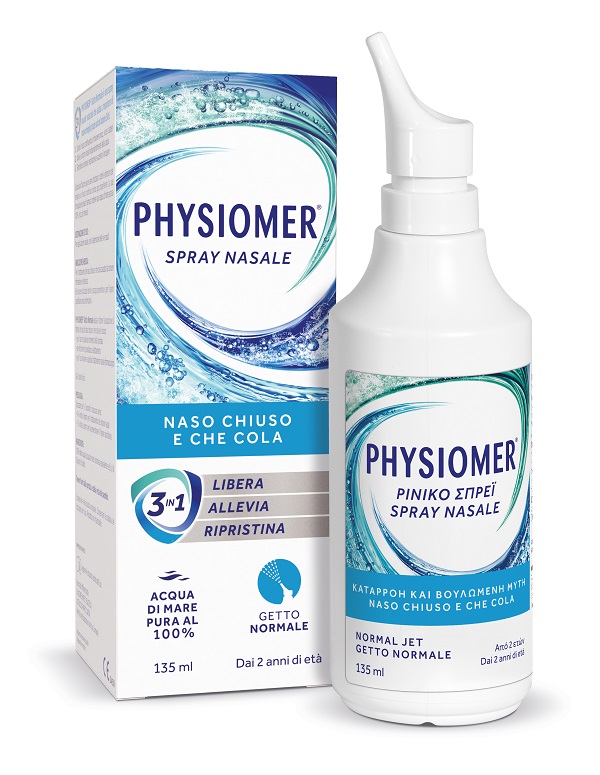 SPRAY NASALE PHYSIOMER GETTO NORMALE 135 ML - farmacia187.it
