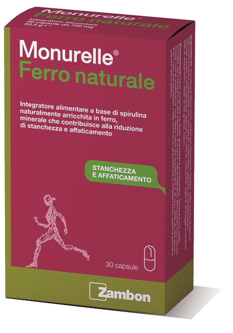 MONURELLE FERRO NATURALE 30 CAPSULE - farmacia187.it
