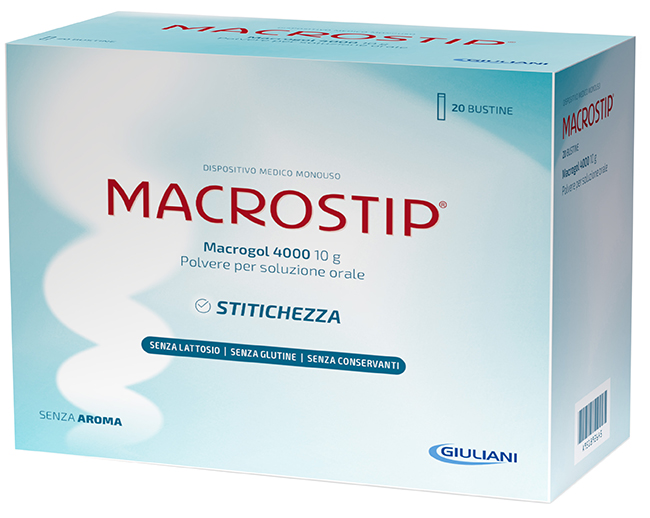MACROSTIP 20 BUSTINE 10 G SENZA GLUTINE SENZA LATTOSIO - farmacia187.it