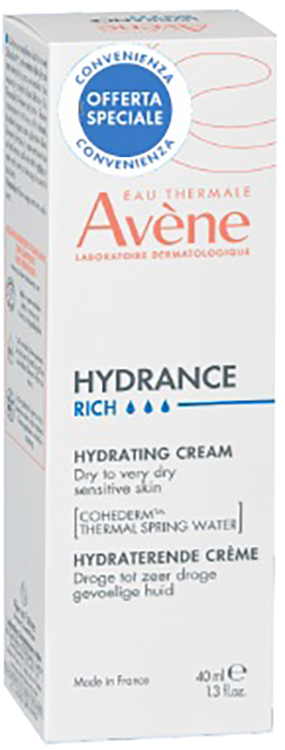 AVENE HYDRANCE CREMA RICCA 40 ML PREZZO SPECIALE 2026 - farmacia187.it