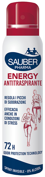 SAUBER DEO 72H ENERGY ANTITRASPIRANTE SPRAY 150 ML - farmacia187.it