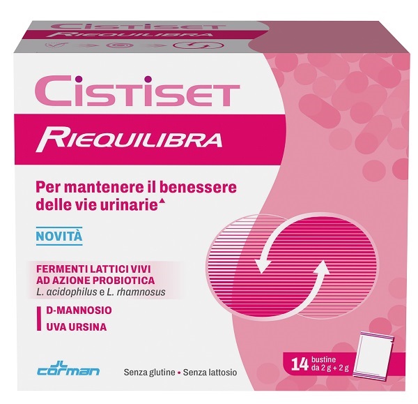 CISTISET RIEQUILIBRA 14 BUSTINE DA 4 G SENZA GLUTINE SENZA LATTOSIO - farmacia187.it