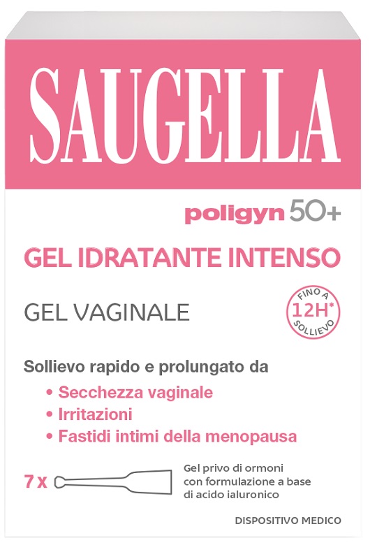 SAUGELLA POLIGYN 50+ GEL IDRATANTE INTENSO 7 TUBETTI MONODOSE DA 4 ML - farmacia187.it