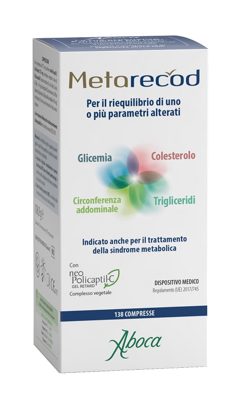 METARECOD 138 COMPRESSE DA 775 MG SENZA GLUTINE SENZA LATTOSIO - farmacia187.it